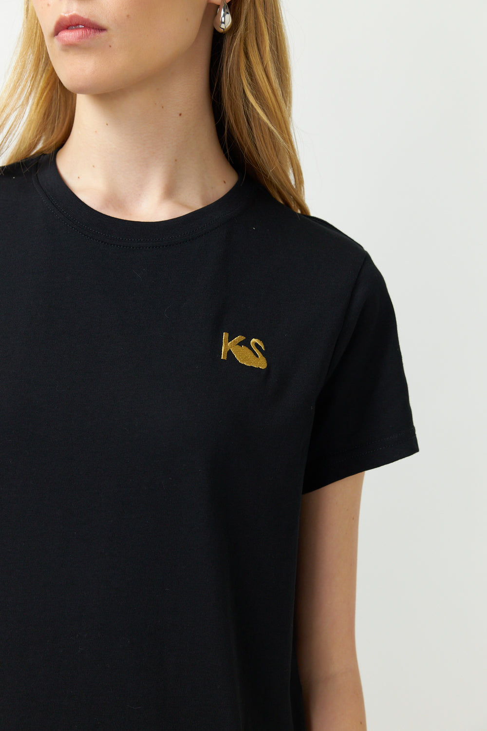 KS embroidered t-shirt