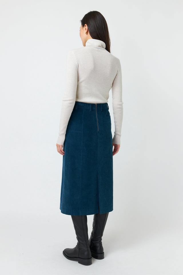 Cord skirt