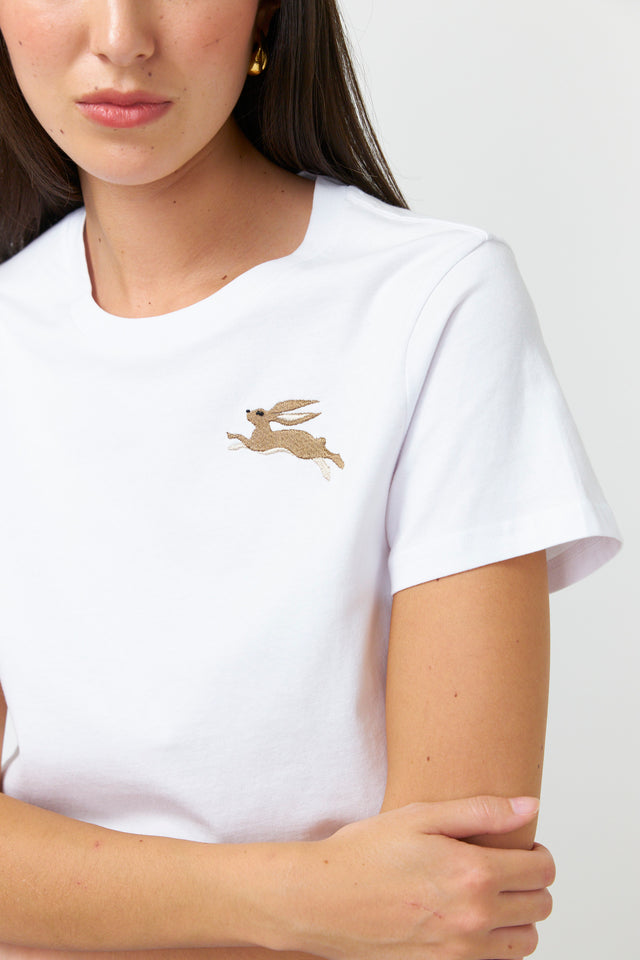 Bunny embroidered t-shirt