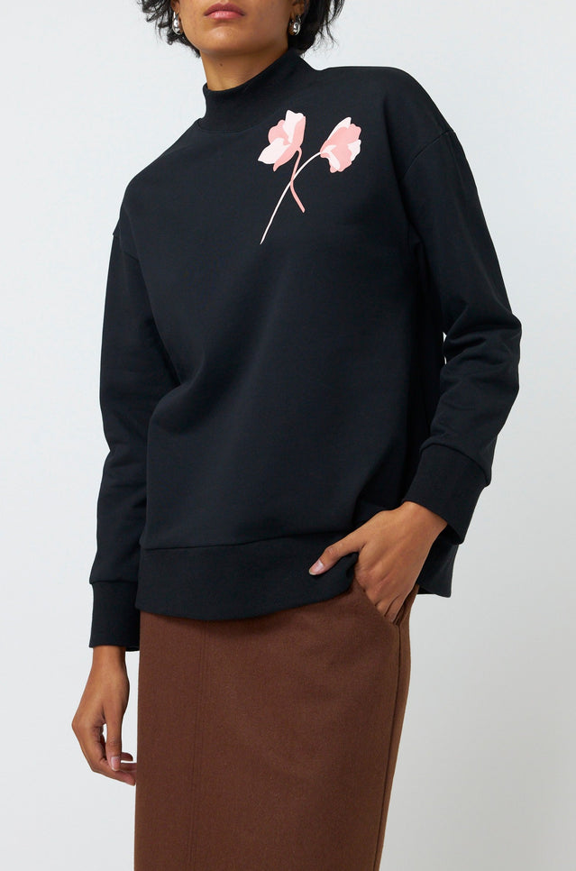 Winter rose sweatshirt